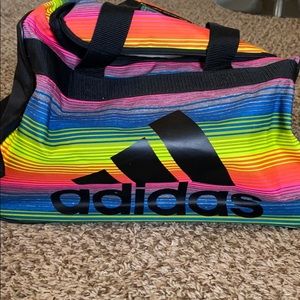 rainbow gym bag/ duffel bag